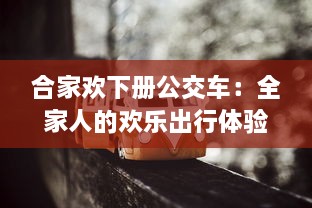 合家欢下册公交车：全家人的欢乐出行体验与感人亲情故事的深度解读 v4.8.3下载