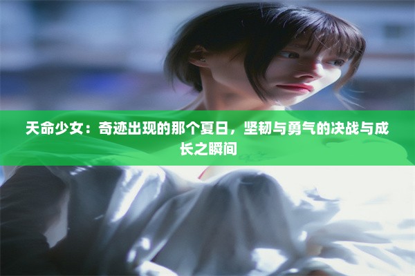 天命少女：奇迹出现的那个夏日，坚韧与勇气的决战与成长之瞬间