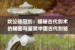 坎公骑冠剑：揭秘古代剑术的秘密与鉴赏中国古代剑铭文化的传世之作 v2.4.1下载