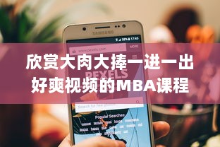 欣赏大肉大捧一进一出好爽视频的MBA课程：将传统学习与现代科技深度融合