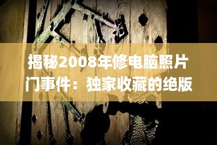 揭秘2008年修电脑照片门事件：独家收藏的绝版珍贵照片引发的网络震动 v2.0.2下载