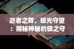 逝者之尊，银光守望：揭秘神秘的银之守墓人的历史、传说与现实