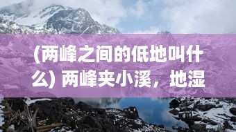 (两峰之间的低地叫什么) 两峰夹小溪，地湿又无泥 ，诗意画卷下的自然探索与人生哲思