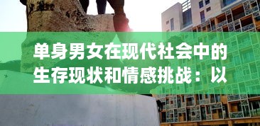 单身男女在现代社会中的生存现状和情感挑战：以大都市为视角的全面解析