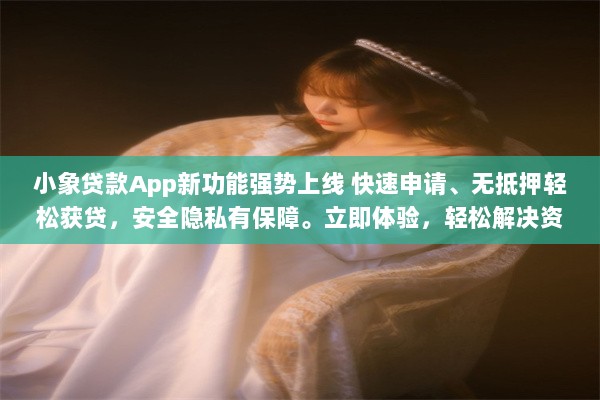 小象贷款App新功能强势上线 快速申请、无抵押轻松获贷，安全隐私有保障。立即体验，轻松解决资金难题 v1.2.3下载