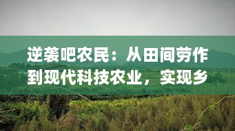 逆袭吧农民：从田间劳作到现代科技农业，实现乡村振兴的奋斗故事