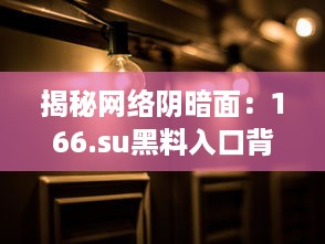 揭秘网络阴暗面：166.su黑料入口背后隐藏的惊人秘密 v9.4.0下载